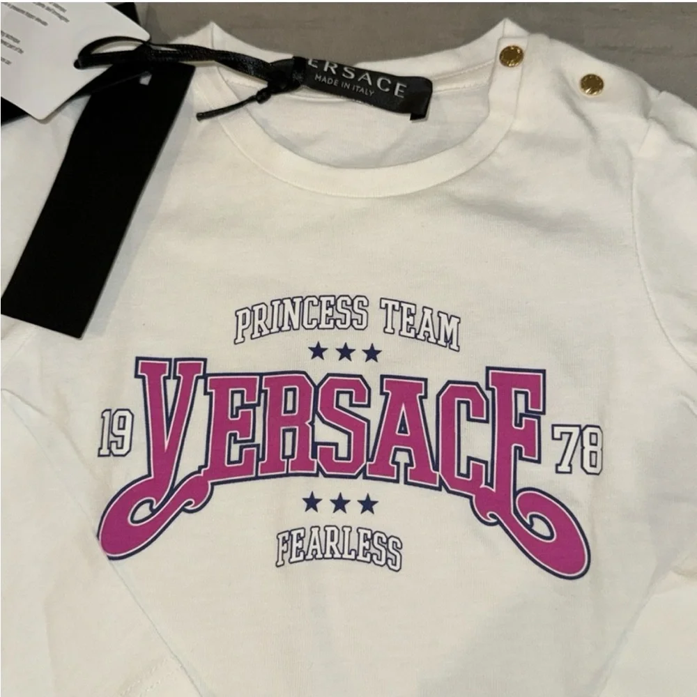 Versace long sleeve baby girl shirt...6-9 months - Picture 2 of 6